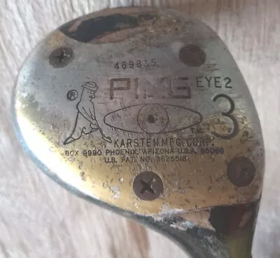 Ping Eye 2 Black Dot 3 Wood/KT Shaft Steel/RH Vintage  • $12