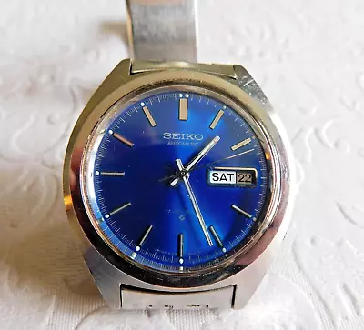 1975 Vintage Seiko Mens 17 Jewel Automatic Wristwatch 6109-8009 Runs ! • $89