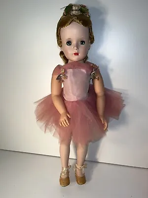 1950s  Madame Alexander 17  Margot Ballerina Doll Pink Tutu • $295