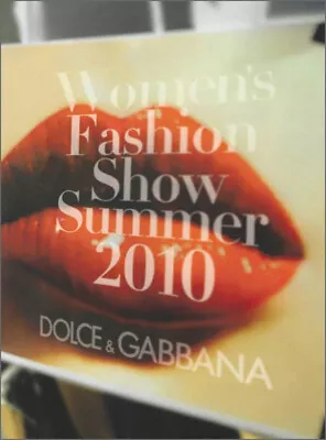 DOLCE & GABBANA Summer 2010 Runway Show Lookbook KARLIE KLOSS Kendra Spears • $70