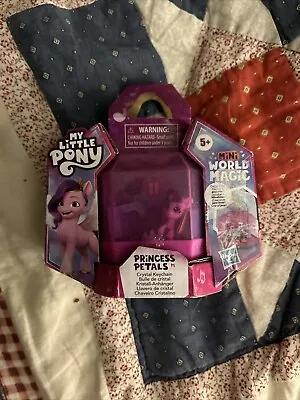 MY LITTLE PONY Mini World Magic Crystal Keychain Princess Petals Play Set NIB! • $7.39