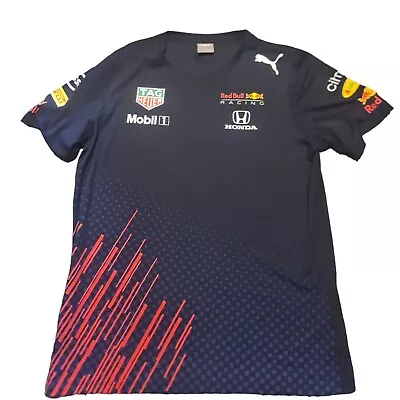 Red Bull Racing F1 Honda Shirt Puma Size M • £20.99