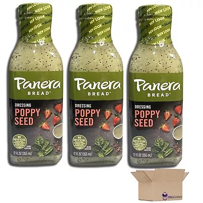 Tribeca Curations | Poppy Seed Salad Dressing By Panera | 12 Ounce | Pack Of 3 • $26.99
