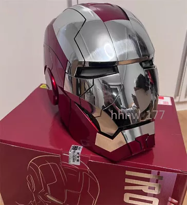 Christmas Halloween Cosplay AUTOKING Iron Man MK5 Helmet Voice Control Mask Gift • $237.78