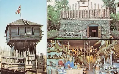 Fort Mille Lacs Village - Onamia Minnesota MN - Postcard • $1.99