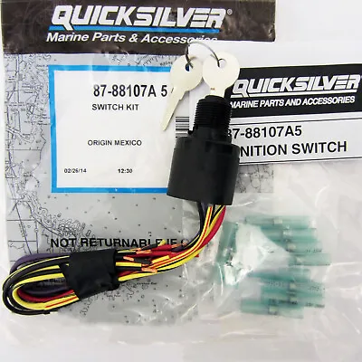 Mercury Marine/Mercruiser New OEM SWITCH KIT-IGNITION 87-88107A5 • $75.94