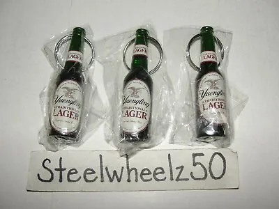 3 Yuengling Lager Beer Bottle Opener Keychain Lot NEW Miniature Mancave Mini Bar • $14.99