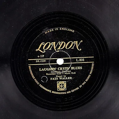 £16 • Buy Gold London 78 Fats Waller -laughing Crying Blues/ James P Johnson - Roumania E+