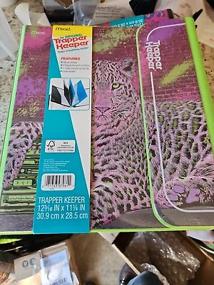 Trapper Keeper ~ Binder Portfolio Folder 2021 Mead Retro Tiger Boombox Purple • $17.99