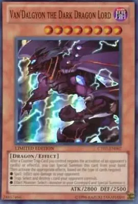 Van'Dalgyon The Dark Dragon Lord CT07-EN007 Super Rare Limited Edition • $2.74