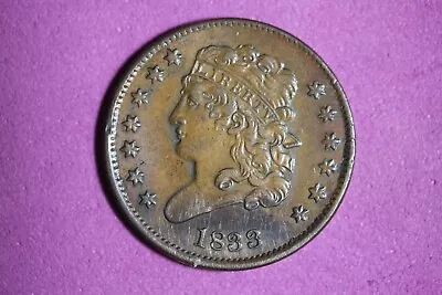 Estate Find 1833 - Classic Head Half Cent!!! #K42472 • $102