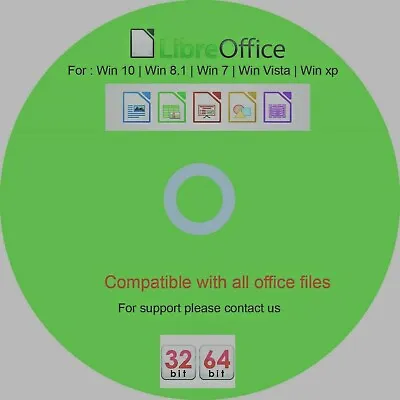 £5.99 • Buy Libre Office Pro Professional Office Suite 2022 For All Windows Platforms
