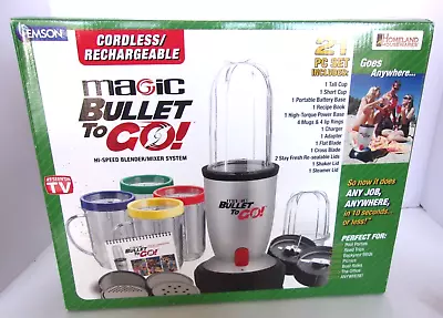 Magic Bullet To Go Cordless/Rechargeable 21 Pc Set Hi-Speed Blender Mixer System • $50