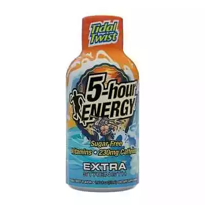 5 Hour Energy Extra Strength Tidal Twist 1.93 Oz Shots Five Sugar Free 12 Ct Box • $38.99
