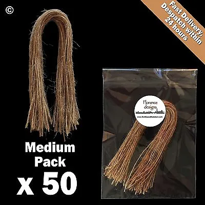 £2.60 • Buy 50 X Natural 1-Ply Rustic String/Twine/Hessian For Wedding/Gift/Crafts Hang Tags