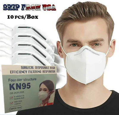 Disposable Face Mask Mouth Cover Medical Protective Respirator Masks K N95 KN95 • $9.48