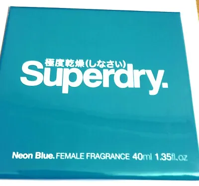£18.49 • Buy Superdry Neon Blue Women Cologne Spray 40ml Colonia-KOLN