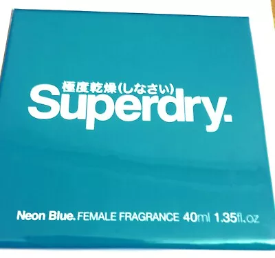 £18.49 • Buy Superdry Neon Blue Women Cologne Spray 40ml Colonia-KOLN