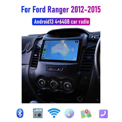 Apple Carplay For Ford Ranger 2012-2015 Android 64GB Head Unit Car Radio GPS DSP • $301.39
