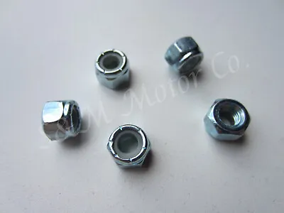 Nylon Lock Nut Unf 1/4  X 28 Tpi Bsa Triumph Norton Ajs Matchless Ariel Vincent • $6.95