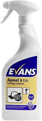 £2.21 • Buy EVANS - APEEL - Citrus Multi Purpose Cleaner & Degreaser (750ml)