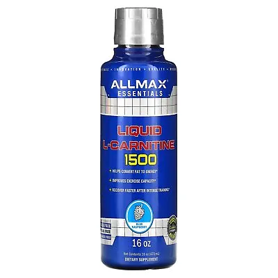 Liquid L-Carnitine 1500 Blue Raspberry 16 Oz (473 Ml) • $20.82