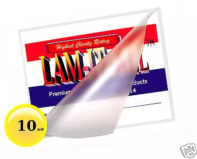 LAM-IT-ALL Hot Laminating Pouches 2-1/2 X 3-7/8 Key Card Size [500/pack] 10 Mil • $36.60