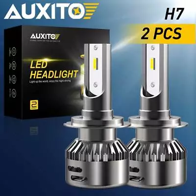 AUXITO H7 Super Bright 50000LM LED Headlight Bulbs High/Low Beam/Fog 6500K Kit • $19.99