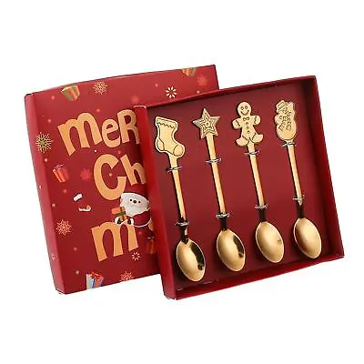 Stainless Steel Spoon Christmas Spoon Set Multifunctional Utensils Christmas • $8.44
