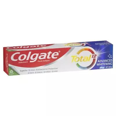 Colgate Total Advanced Whitening Antibacterial Fluoride Toothpaste 200g • $4.99