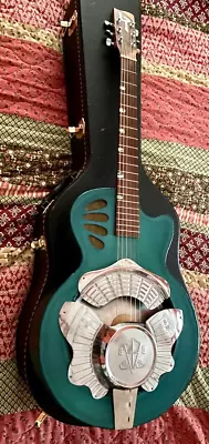 $3800 • Buy Hudson Rambler Hubcap Guitar & Case Bonnie Raitt Studio Music Custom Country Pop