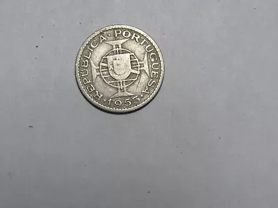 Old Mozambique Coin - 1953 2 1/2 Escudos - Circulated Rim Dings • $0.99