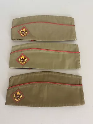 Vintage Boy Scouts Of America Hat Official Garrison Beret BSA Med Lg XLg NICE • $40