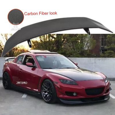 47  Car Rear Trunk Spoiler Racing Wing Carbon Fiber Look For Mazda CX-5 RX-8 AUS • $154.19