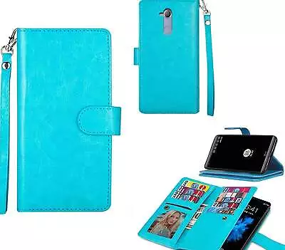 $12.50 • Buy Sony Xperia Xa2 Ultra Luxury Multifunction Wallet Case 9 Card & Wrist Strap