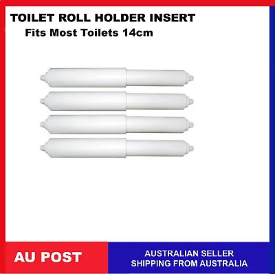 $5.39 • Buy Toilet Roll Holder Insert Bathroom Washroom Fitting Spindle Spring Loaded 