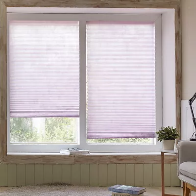 [4Pack] Purple-RV Trailer Pleated Blind Shades (35x90 ) Cordless Self Blinds • $44.95