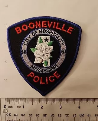 BOONEVILLE  MISSISSIPPI  MS Patch CITY OF HOSPITALITY 1861 MS Police Patch  • $7