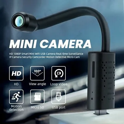 Mini 1080P Wireless WIFI Camera DIY Screw Pinhole HD Nanny Video Cam • £32.69