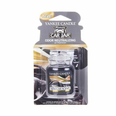 Yankee Candle New Car Scent New 3D Car Jar Odour Neutralising Air Freshener   • £4.49