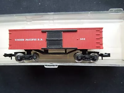 N Scale Model Power #3288 Union Pacific Old Time Wood Box Car #536 • $9.99