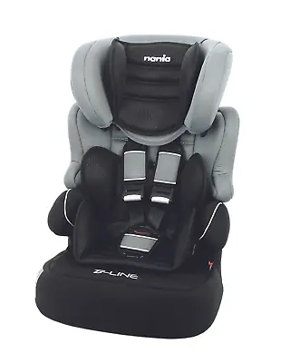 GREY Car Seat Booster Group 1/2/3 (9-36kg) • £90