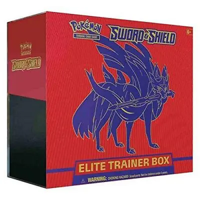 $95.79 • Buy Pokemon TCG: Sword & Shield Zacian Elite Trainer Box