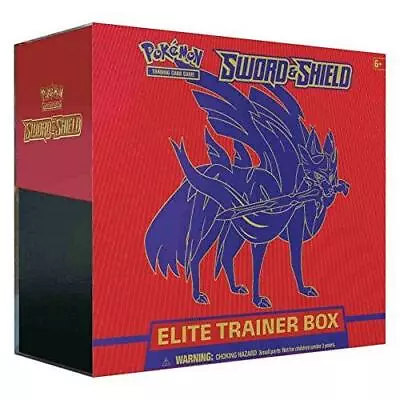 Pokemon TCG: Sword & Shield Zacian Elite Trainer Box • $112.90