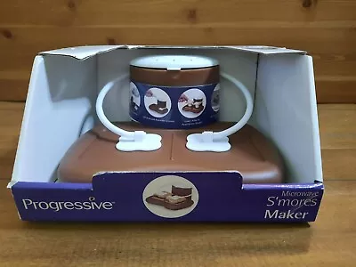 Progressive Solutions Microwave S'mores Maker 2 Smore‘S In 30 Sec Brown New • $18.95