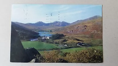 SNOWDON From Capel Curig 1981 Vintage Postcard (Salmon) • £4.99