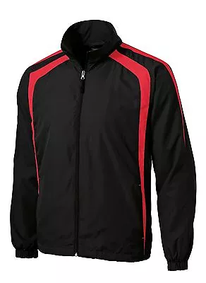 Men's Lightweight Lined Full Zip Wind Jacket Pockets Water Repellent Xs-6xl • $34.95