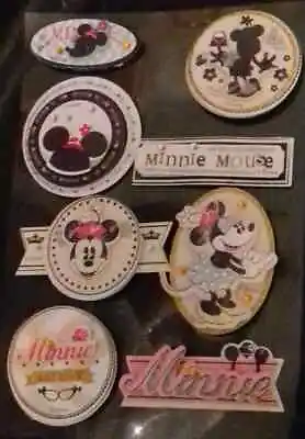 8 X Minnie Mouse Stickers - Great For Card Making Craft Embellishment  • £3.95