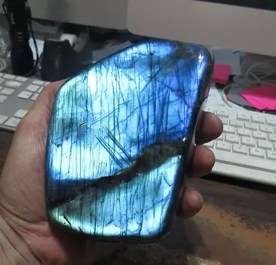 Natural Labradorite Quartz Crystal Mineral Healing Spectrolite • $169.96