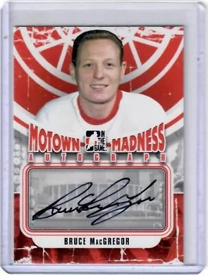2012-13 ITG Motown Madness Bruce MacGregor Auto Card Detroit Red Wings • $7.95